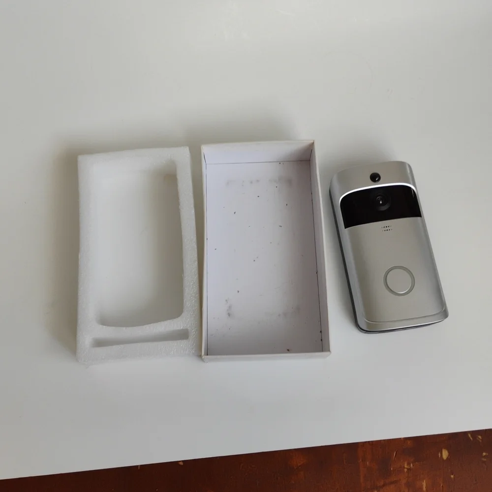 Silver Video Doorbell